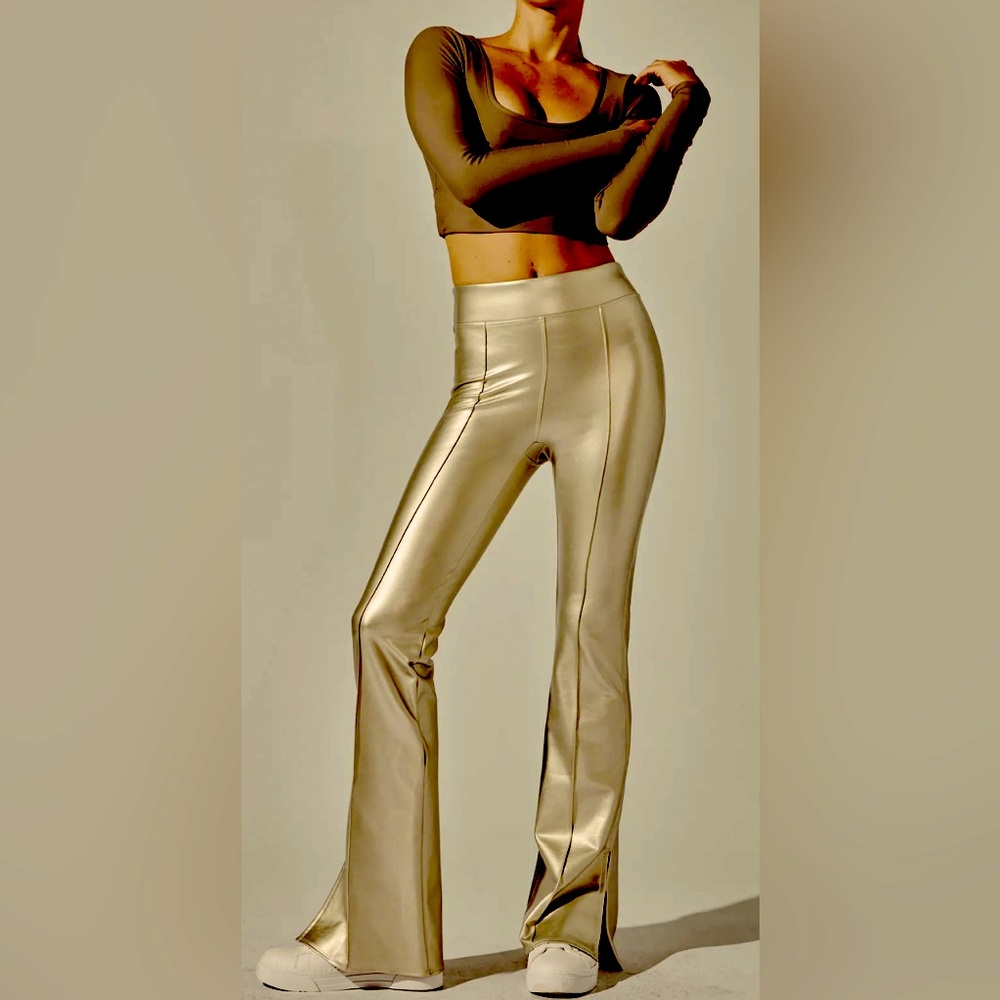 Heroine Sport Power Pants- XS- Brushed Gold